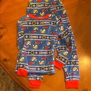 Sonic the Hedgehog Kids Pajama Set - Blue and Red